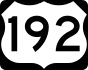 U.S. Highway 192 marker
