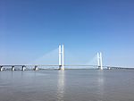 Boundary River Highway Bridge of Sino-Korean Yalu River.jpg
