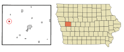 Location of Charter Oak, Iowa
