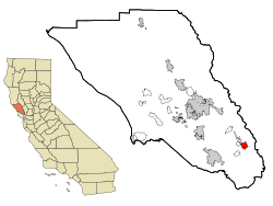 Location in Sonoma County and California