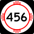 State Road 456 marker