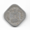 Five paise coin, 1973, observe