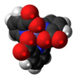 Spacefill model of chromium (III) picolinate