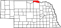 State map highlighting Boyd County