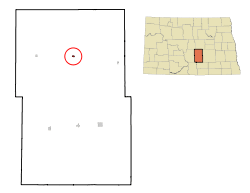 Location of Robinson, North Dakota