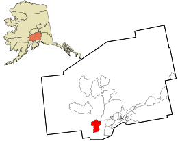 Location in Matanuska-Susitna Borough and the state of Alaska.
