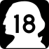 State Route 18 marker