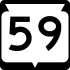 State Trunk Highway 59 marker