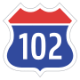 Expressway No.102 shield}}