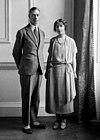 Albert, Duke of York - later King George VI - with Lady Elizabeth Bowes-Lyon - later Queen Elizabeth.jpg