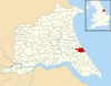 Aldbrough, East Riding of Yorkshire UK parish locator map.svg