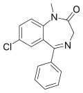 Diazepam structure.svg