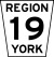 York Regional Road 19.svg