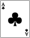 Ace of clubs