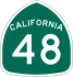 California State Route 48 shield