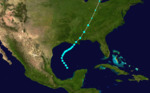 1892 Atlantic tropical storm 4 track.png