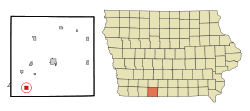 Location of Redding, Iowa