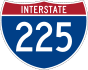 Interstate 225 marker