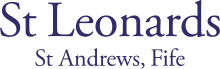 Wordmark of St Leonards School, Fife.svg