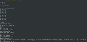 Example of alias command