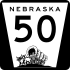 Nebraska Highway 50 marker
