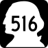 State Route 516 marker
