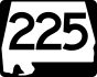State Route 225 marker