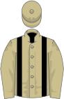 Beige, black braces