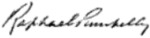 Signature of Raphael Pumpelly.png