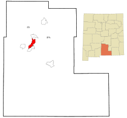Location in New Mexico