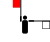 Japanese Semaphore Basic Stroke 7.svg