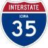 Interstate 35 marker