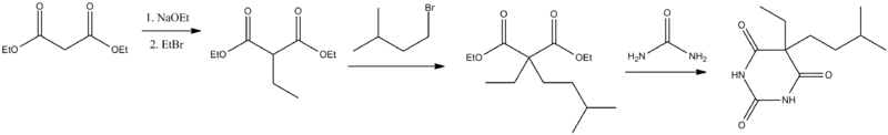 Amobarbital synthesis.png