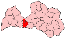 Location of Jelgava