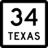 State Highway 34 marker