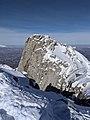 Summit in the winter