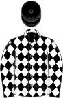 Black and white diamonds, black cap