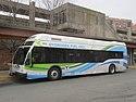 MBTA hydrogen fuel cell bus at Malden Center, December 2016.jpg