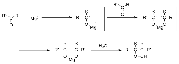 Pinacol reaction mechanism.svg