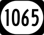 Kentucky Route 1065 marker