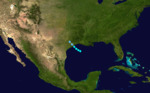 1899 Atlantic tropical storm 1 track.png