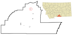 Location of Joliet, Montana