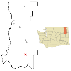 Location of Springdale, Washington