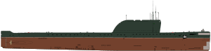 Hotel I class SSBN.svg