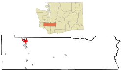 Location of Centralia, Washington