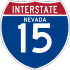 Interstate 15 marker