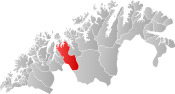 Nordreisa within Troms og Finnmark