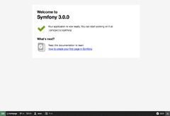 Symfony Welcome Page