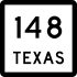 State Highway 148 marker