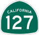 State Route 127 marker